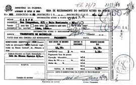 CRPE-MG_m013p01 - Notas Fiscais para Prestação de Contas do CRPE João Pinheiro, 1968 - 1970