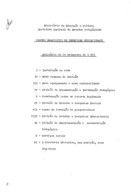 CBPE_m030p01 - Plano de Organização do CBPE e Relatório de Atividades, 1957