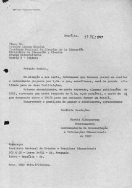 CODI-UNIPER_m1227p03 - Correspondências Enviando e Solicitando Publicações e Informações, 1977