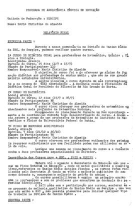 CRPE-SP_m0009p01 - Relatório final do Programa de Assistência Técnica em Educação de Sergipe, 1968