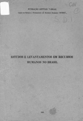 CODI-UNIPER_m0283p03 - Estudos e Levantamentos em Recursos Humanos no Brasil, 1968