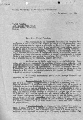 CODI-UNIPER_m0078p01 - Correspondências sobre Ensino no Brasil, 1957