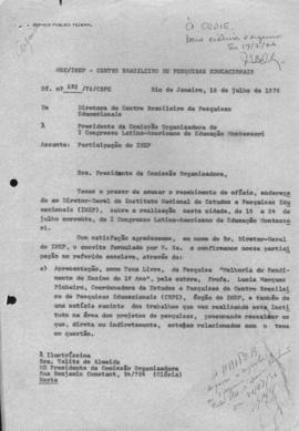 CODI-UNIPER_m1180p04 - Documentos sobre o I Congresso Latino-Americano de Educação Montessori, 1976