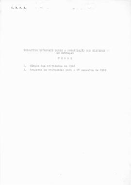 CEOSE-CROSE_m003p01 - Projeto de Trabalho dos Colóquios Estaduais sobre Organização dos Sistemas de Educação, 1967 - 1969