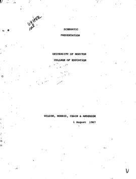 CODI-UNIPER_m1100p03 - Schematic Presentation University of Houston College of Education, 1967