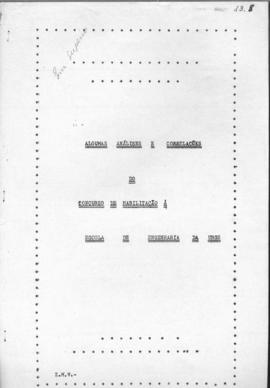 CODI-UNIPER_m1101p01 - Algumas Analises e Correlações do Concurso de Habilitação para Escola de Engenharia da URGS, 1961
