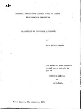 TESE-DE-MESTRADO_m010p01 - Uma Aplicação de Computador na Educação, 1974