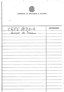 CRPE-BA_m024p01 - Correspondências do CRPE-BA, 1965 - 1967