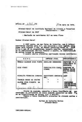 CBPE_m189p02 - Inclusão de Servidores Regidos pela CLT no Quadro Efetivo do INEP, 1975