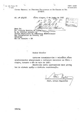 CRPE-RS_m009p01 - Relatório dos Acontecimentos Educacionais e Culturais em Porto Alegre, 1962