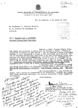 CILEME_m006p02 - Correspondência sobre o Projeto Sistema Educacional Paulista, 1956