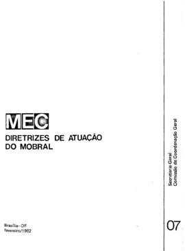 Diretrizes de Atuação do MOBRAL, 1982