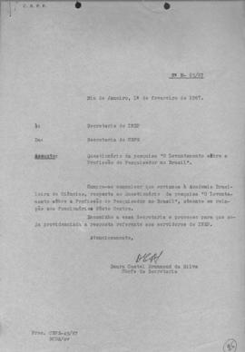 CODI-UNIPER_m1103p04 - Questionário de Levantamento sobre a Profissão de Pesquisador no Brasil, 1967