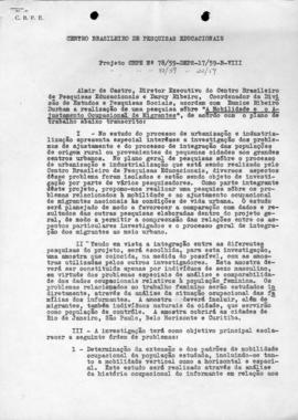 CBPE_m146p12 - Estudo de Mudanças Sociais e Migração Populacional, 1959