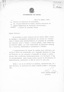 CBPE_m260p03 - Correspondências Enviadas e Recebidas pelo CBPE sobre Programas de Bolsas para Brasileiros, 1961-1962