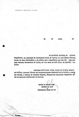 SAT_m005p01 - Cópias das portarias de criação do SAT e das Equipes Técnicas Especializadas, 1968 ...