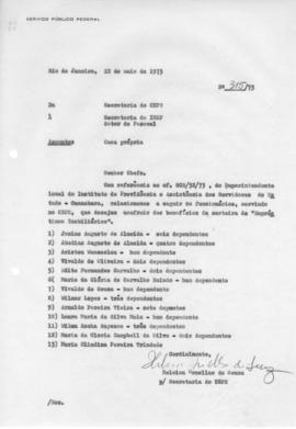 CBPE_m310p01 - Correspondências Enviadas pelo CBPE sobre Pessoal, 1972-1973