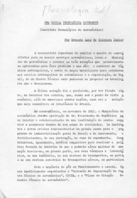 CBPE_m064p01 - Artigos Apresentados por Ernesto Luiz de Oliveira Junior e  Professor Arbousse Bastide, 1965