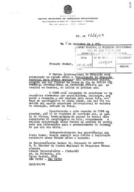 CRPE-SP_m0155p01- Documentos Referentes à Organização da Educação Especial para Débeis Mentais, 1959