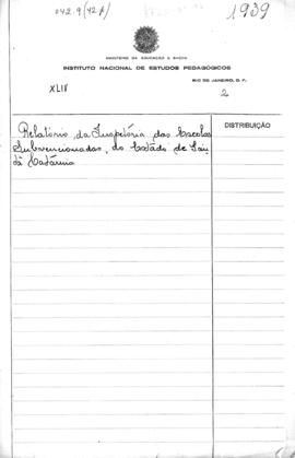 CODI-UNIPER_m0109p01 - Relatório da Inspetoria das Escolas Subvencionais do Estado de Santa Catarina, 1939