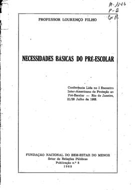 CODI-UNIPER_m1146p02 - Necessidades Básicas do Pré-Escolar, 1968