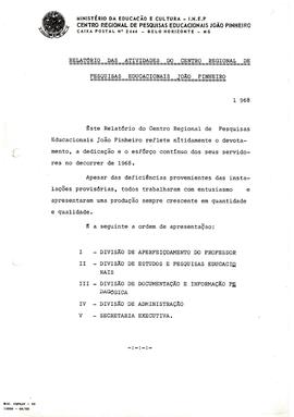 CRPE-MG_m011p01 - Relatório de Atividades do CRPE João Pinheiro, 1968
