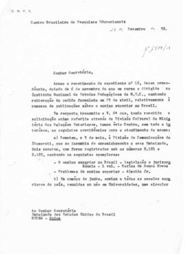 CODI-UNIPER_m1245p01 - Documentos Diversos sobre Educação Superior no Brasil, 1958