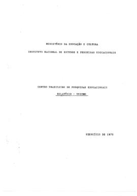 CBPE_m035p03 - Relatório - Resumo de Atividades, 1975-1976