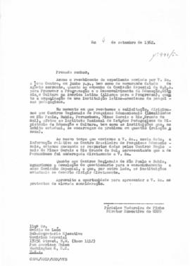 CBPE_m194p01 - Questionário sobre Instituto de Investigação Pedagógica, 1962