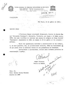 DAM_m012p01 - Levantamento da situação educacional nas escolas brasileiras, 1965 - 1967