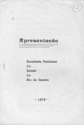 CODI-UNIPER_m0594p10 - Socieadade Pestalozzi do Estado do Rio de Janeiro, 1970 - 1972