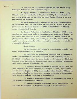 SAT_m049p02 - Esboço da Estrutura do Serviço de Assistência Técnica do INEP, 1969