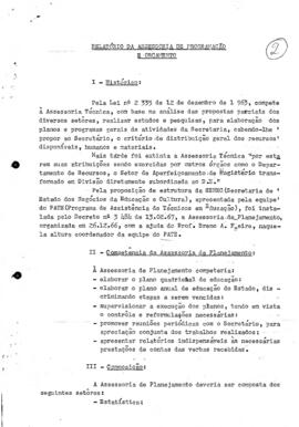 SAT_m029p07 - Relatório da Assessoria de Programação e Orçamento, 1969