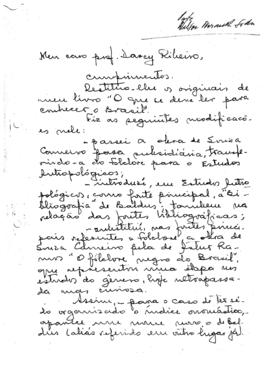 CRPE-PE_m007p07 - Carta ao Professor Darcy Ribeiro sobre Alterações em Livro, 1959