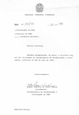 CODI_m001p13 - Relatório de Atividades da Coordenadoria de Documentação e Informações, 1980