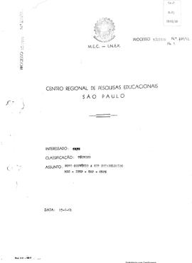 CRPE-SP_m0085p01 - Documentos sobre o acordo entre INEP e Reitoria da Universidade de São Paulo p...