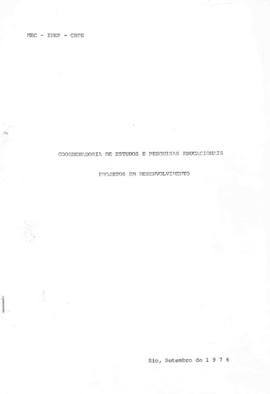CBPE_m104p01 - Projetos em Desenvolvimento na COEPE, 1975-1976