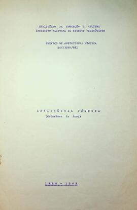 SAT_m046p01 - Coletânea de Atos do Serviço de Assistência Técnica MEC/INEP/SAT, 1969