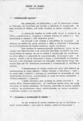 CBPE_m067p01 - Programas e Correspondências sobre o Ensino no Brasil, 1966