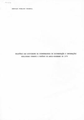 CODI_m001p04 - Relatório de Atividades da Coordenadoria de Documentação e Informações, 1979