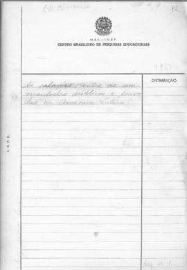 CODI-UNIPER_m0393p02 – Trabalho “As Relações entre as Universidades Públicas e Privadas na América Latina”, 1969