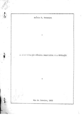 CODI-UNIPER_m1006p06 - Texto “A Administração Pública Brasileira e a Educação”, 1955