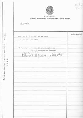 CBPE_m172p05 - Relatório das Pesquisas do CBPE, 1964 - 1966