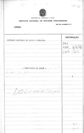 CODI-UNIPER_m1186p02 - Correspondências acerca do Convênio Nacional de Ensino Primário, Amapá, 1946