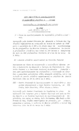DIRETORIA_m347p01 - Atos - Aperfeiçoamento do Magistério Primário e Normal INEP, 1955