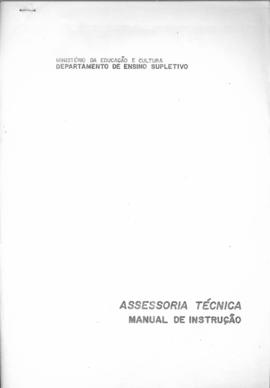 CODI-UNIPER_m0825p01 - Assessoria Técnica do Departamento de Ensino Supletivo do MEC, 1973