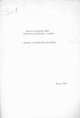 CODI-UNIPER_m0452p03 - Programa de Psicologia Educacional do Espírito Santo, 1956