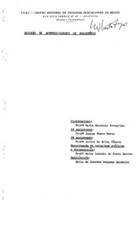 CRPE-PE_m012p03 - Relatórios de Atividades de Diversos Setores do CRPE, 1964