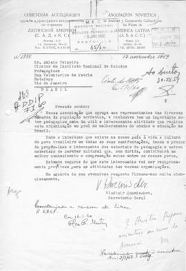 CODI_m041p04 - Correspondências sobre o Envio de Informações Educacionais e Exemplares de Publicações, 1960