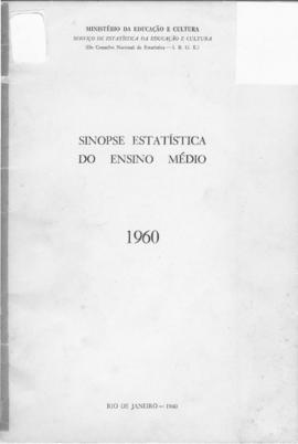 CODI-UNIPER_m0446p05 - Sinopse Estatística do Ensino Médio, 1960